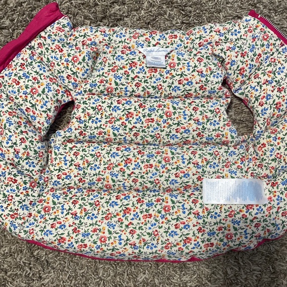 Girls Polo Ralph Lauren coat 12m - Picture 4 of 5